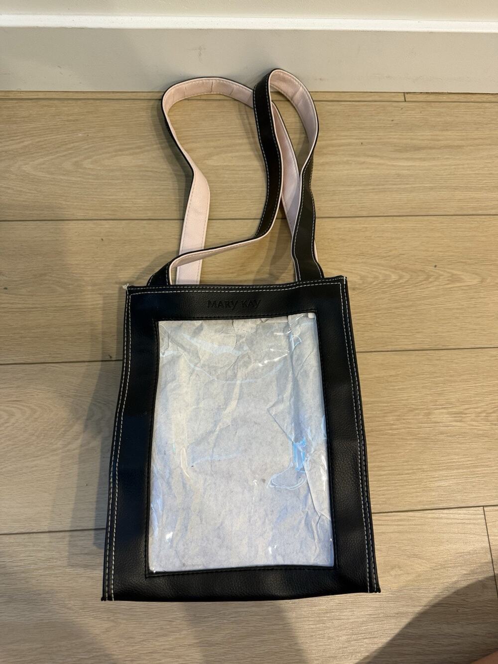New Mary Kay Cosmetics Consultant On The Go Black Tote 12"x9"x4.5" Zip Top
